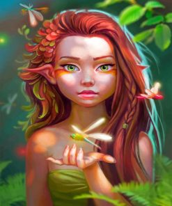 Beautiful Fairy paint by numbers