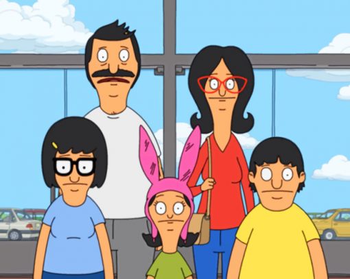 Bob's Burgers Family Paint by numbers