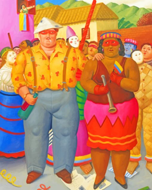 Botero Art paint by numbers