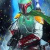 Aesthetic Mandalorian paint by numbers