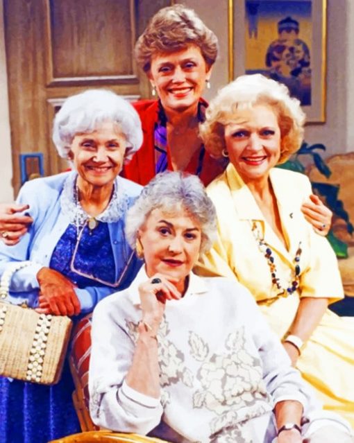 Cool Golden Girls Paint by numbers