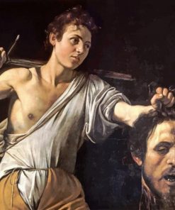 David With The Head Of Goliath Caravaggio Paint by numbers