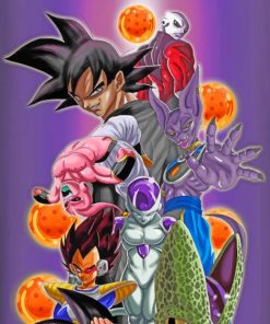 Dragon Ball Characters Paint by numbers