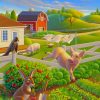 The Happy Farm Robin Moline paint by numbers