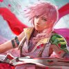 Final Fantasy Lightning paint by numbers