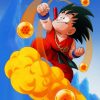 Goku Kinton Dragon Ball Paint by numbers