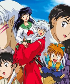 Inuyasha Anime Characters Paint by numbers