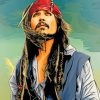 Jack Sparrow Paint by numbers