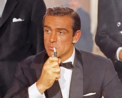 James Bond Smoking  Paint by numbers