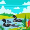 Loon Birds Paint by numbers