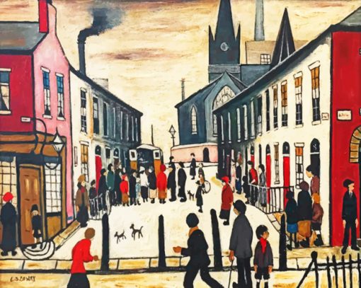 Lowry Art paint by numbers
