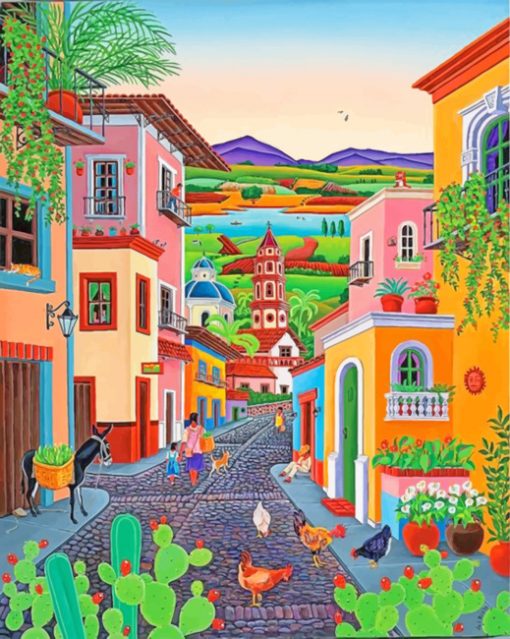 Mexican Life Paint by numbers