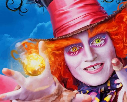 The Mad Hatter Paint by numbers