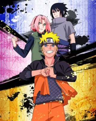 Naruto Manga - Paint By Number - Num Paint Kit