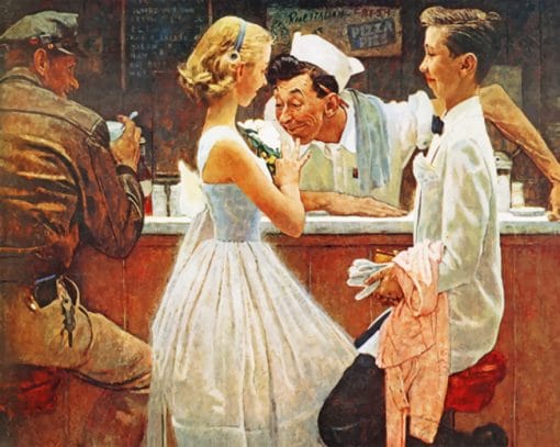Norman Rockwell Art ¨Paint by number