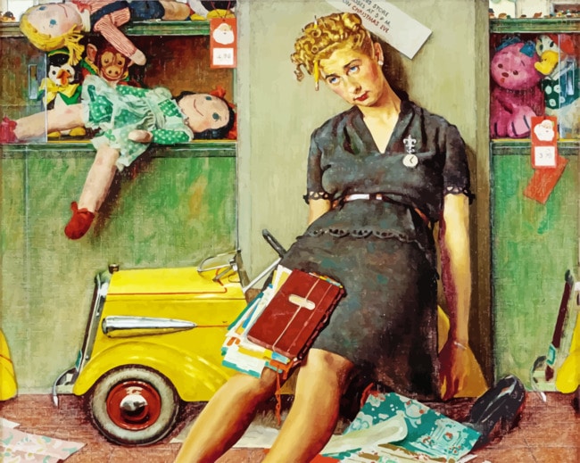 Norman Rockwell Paint by number