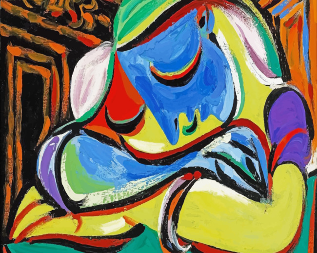 Weeping Woman Pablo Picasso Paint by numbers