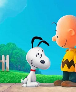 Peanuts Charlie Brown And Snoopy Paint by numbers