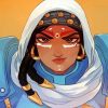 Pharah Bedouin Overwatch Paint by numbers