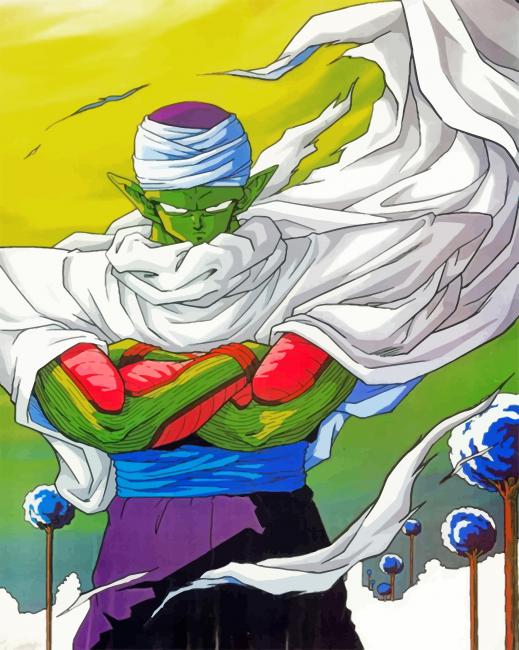 Piccolo Dragon Ball Z Paint By Numbers Numpaint Paint By Numbers