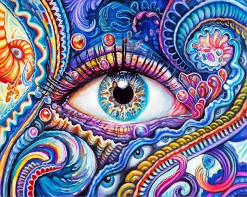 Psychedelic Art Paint by numbers