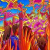 Psychedelic Concert Paint by numbers