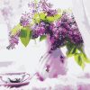 Vase Of Lilac Flowers paint by numbers