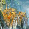 Rivendell Lord The Rings Paint by numbers