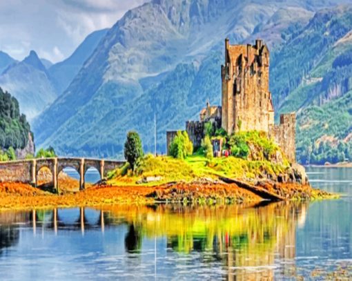 Scotland Landscape Paint by numbers