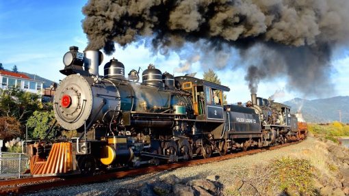 Steam Train Paint by numbers