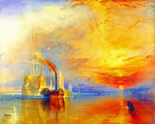 The Fighting Temeraire Paint by numbers
