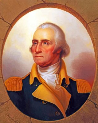 Vintage George Washington Paint by numbers