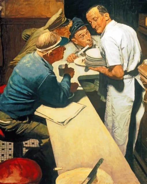 War New Norman Rockwell Paint by numbers