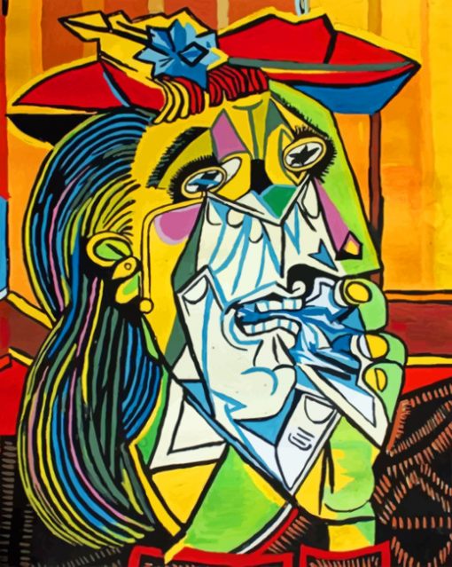 Weeping Woman Pablo Picasso Paint by numbers