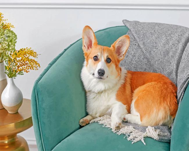 Welsh Corgi Paint by numbers