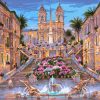 Fountain at SevilleFountain at Seville paint by numbers