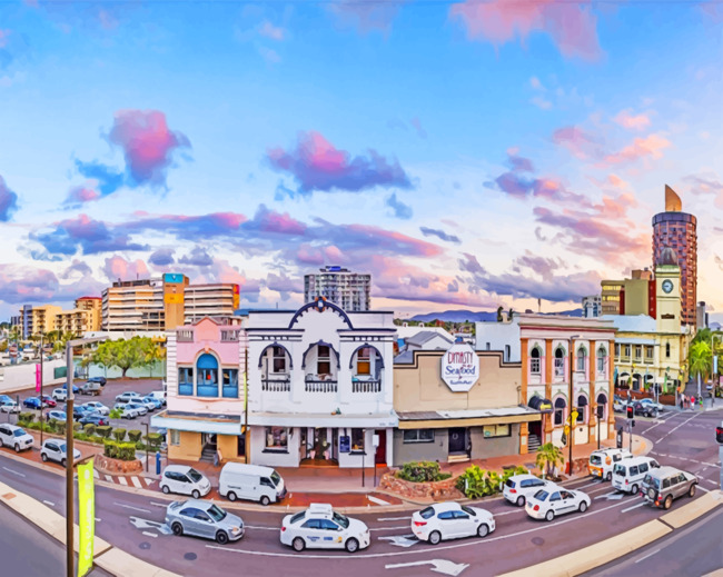 Townsville Australia paint by numbers