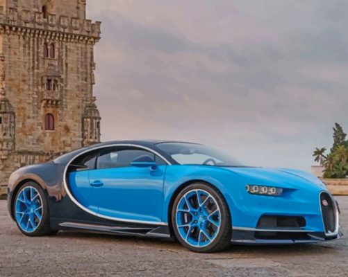 Bugatti Chiron - Paint By Number - Num Paint Kit