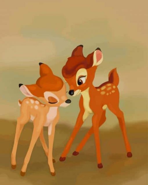 Bambi Faline Love Paint by numbers