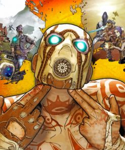 Borderlands Video Game Paint by numbers