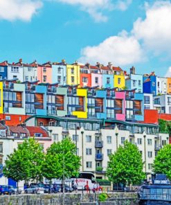 Bristol Houses Paint by numbers
