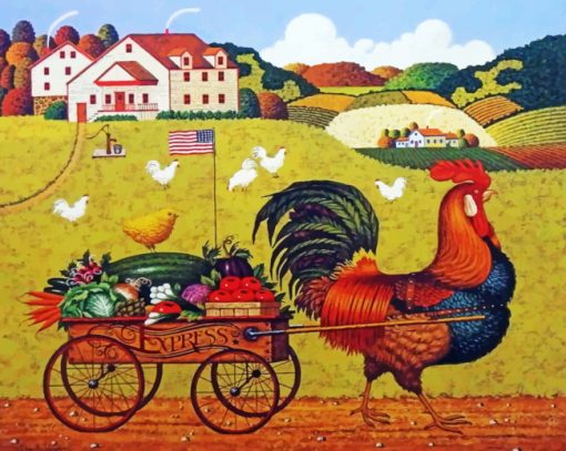 Charles Wysocki Art paint by numbers