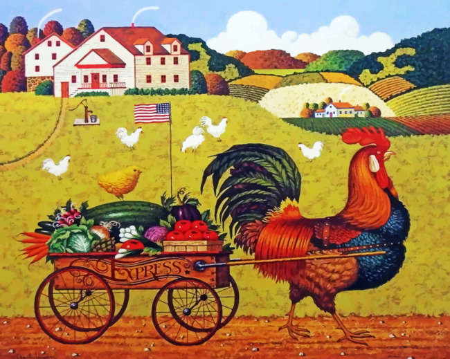 Charles Wysocki Art paint by numbers