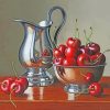 Cherries Still Life Paint by numbers