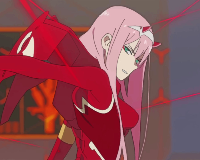 Zero Two Paint by numbers