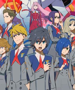 Darling In The Franxx Paint by numbers