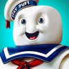 Stay Puft Marshmallow Man paint by numbers