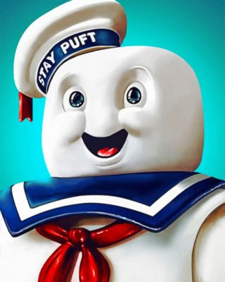 Stay Puft Marshmallow Man - Paint By 