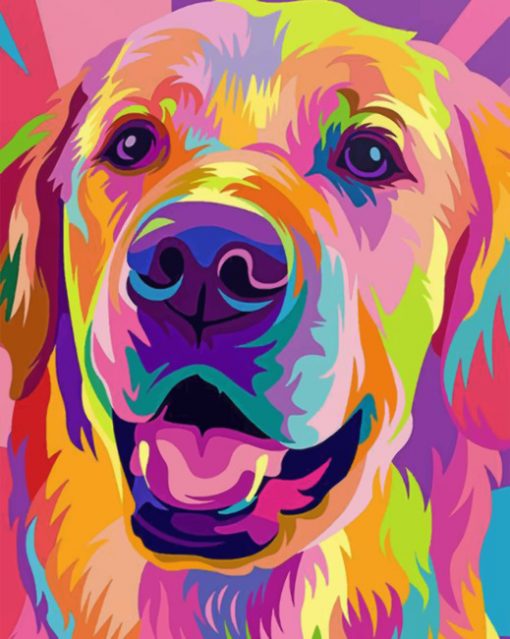 Golden Retriever Paint by numbers