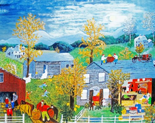 Grandma Moses Art Paint by numbers